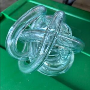 New West Elm Glass Knot